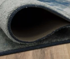 Fusion Blue & Gray Abstract Area Rug, (2' X 6') 15 Fusion Blue & Gray Abstract Area Rug, (2' X 6') -DHP Sales Store 810600790 A8 5