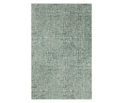 Gray Crocodile Print Area Rug, (2' X 3')