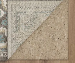 Coastal Desire Light Gray & Turquoise Ornamental Outdoor Area Rug, (8' X 10') 12 Coastal Desire Light Gray & Turquoise Ornamental Outdoor Area Rug, (8' X 10') -DHP Sales Store 810600832 A8 2