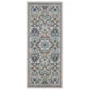 Coastal Desire Blue & Brown Ornamental Outdoor Area Rug, (2.5' X 6') -DHP Sales Store 810600833 A0 1