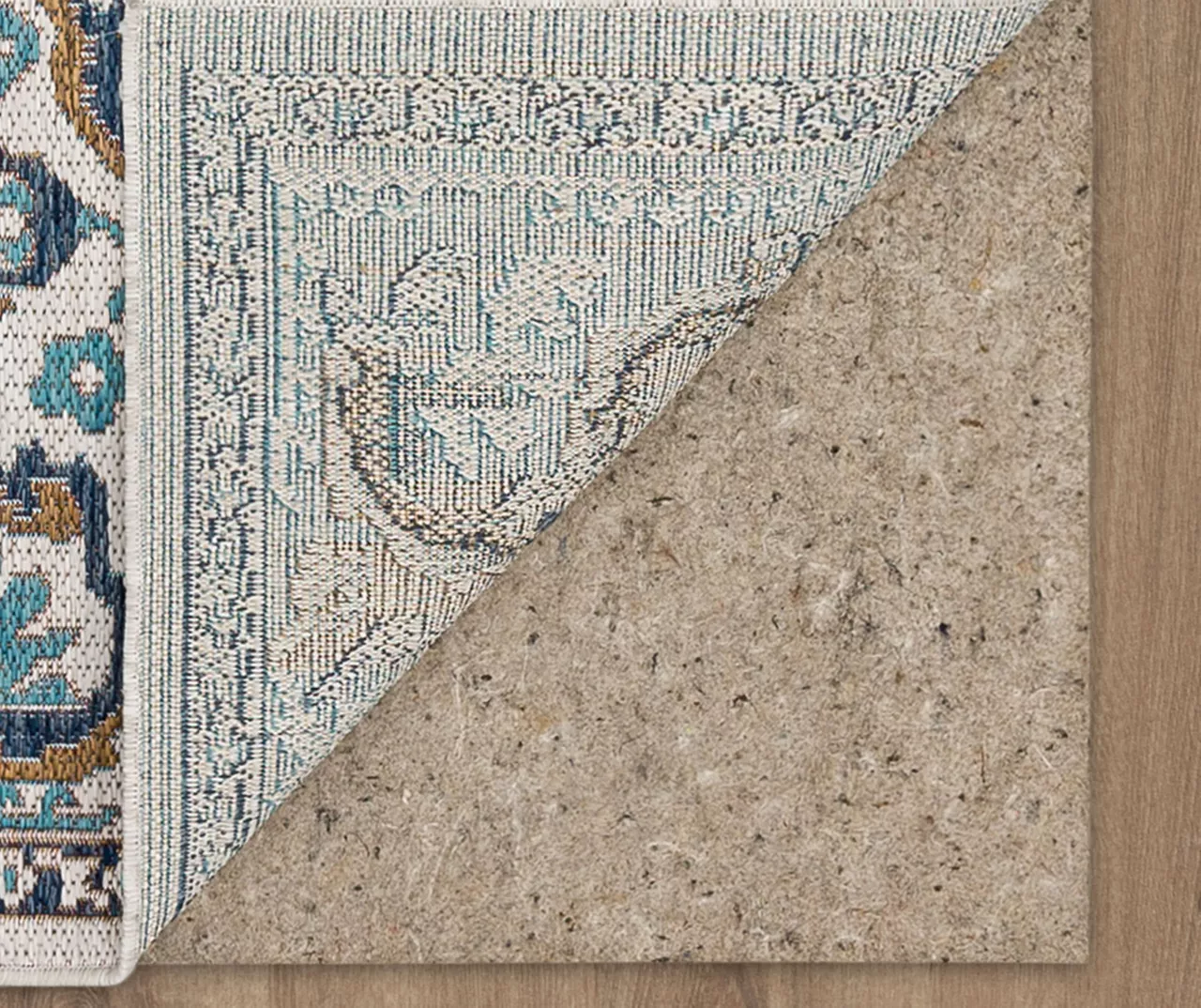 Coastal Desire Blue & Brown Ornamental Outdoor Area Rug, (2.5' X 6') 5 Coastal Desire Blue & Brown Ornamental Outdoor Area Rug, (2.5' X 6') - Image 3