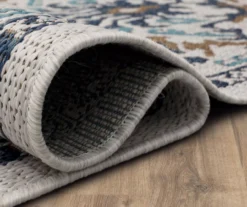 Coastal Desire Blue & Brown Ornamental Outdoor Area Rug, (2.5' X 6') 17 Coastal Desire Blue & Brown Ornamental Outdoor Area Rug, (2.5' X 6') -DHP Sales Store 810600833 A8 5