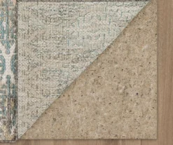 Paradise Grove Light Gray & Turquoise Arabesque Outdoor Area Rug, (2.5' X 6') -DHP Sales Store 810600841 A8 2