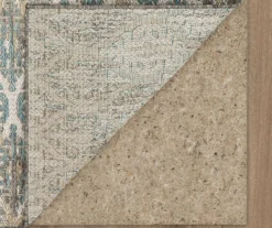 Paradise Grove Light Gray & Turquoise Arabesque Outdoor Area Rug, (5' 3" X 7.5') -DHP Sales Store 810600843 A8 2