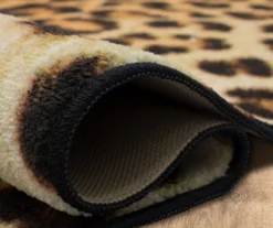 Yellow & Black Leopard Print Area Rug, (5' X 8') -DHP Sales Store 810600849 A8 5