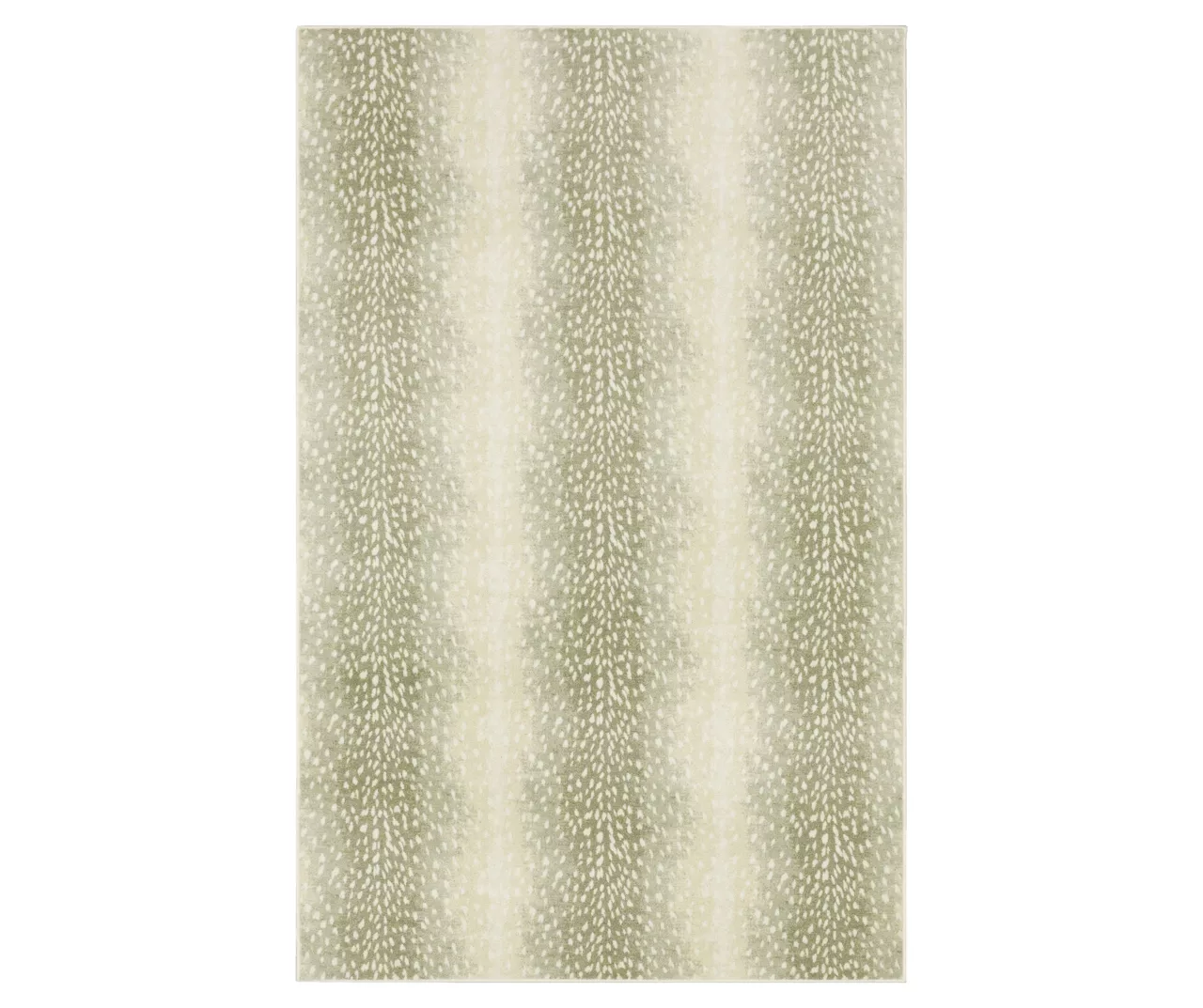 Cream & Gray Antelope Print Area Rug, (5' X 8') 3 Cream & Gray Antelope Print Area Rug, (5' X 8')