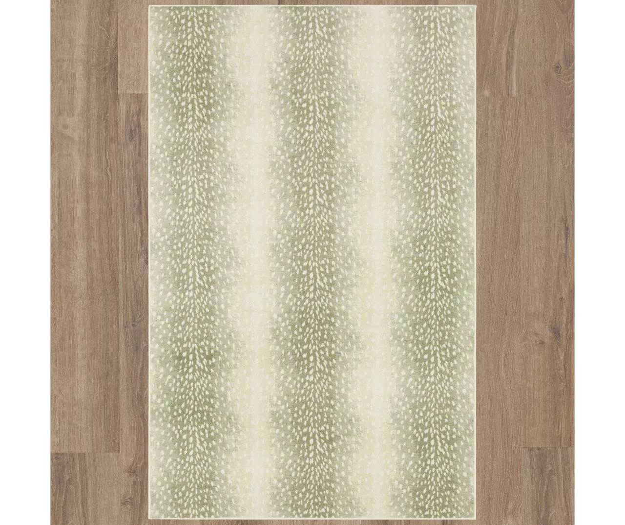Cream & Gray Antelope Print Area Rug, (5' X 8') 5 Cream & Gray Antelope Print Area Rug, (5' X 8') - Image 3