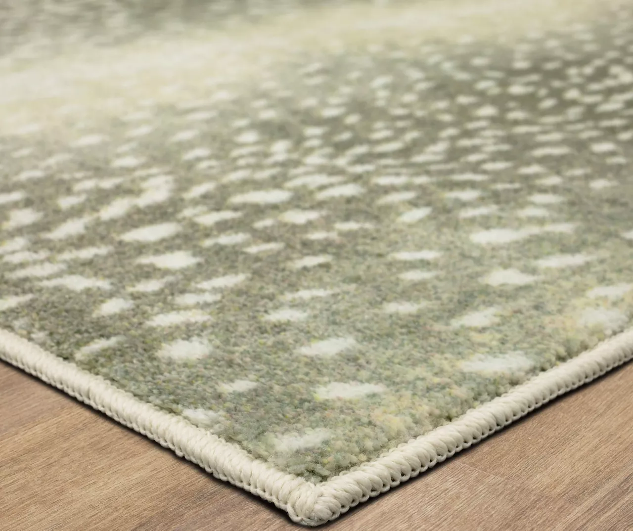 Cream & Gray Antelope Print Area Rug, (5' X 8') 4 Cream & Gray Antelope Print Area Rug, (5' X 8') - Image 2