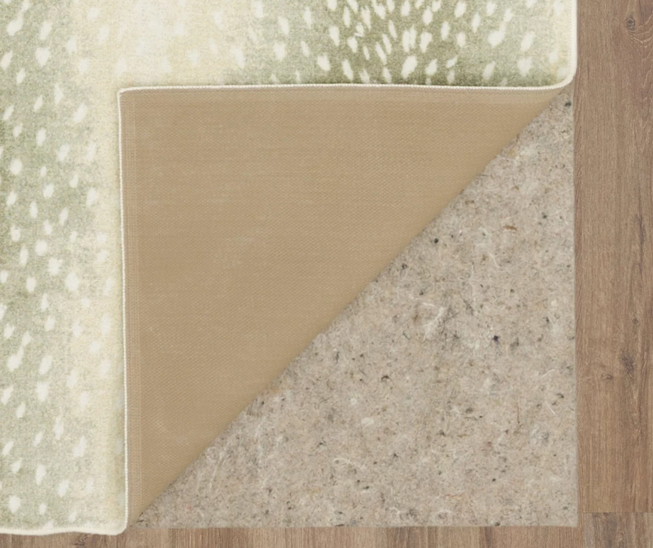 Cream & Gray Antelope Print Area Rug, (5' X 8') 6 Cream & Gray Antelope Print Area Rug, (5' X 8') - Image 4