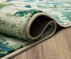 Danae Teal & Beige Geometric Area Rug, (2' X 8') -DHP Sales Store 810600904 A8 5 1