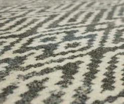 Maisie Gray & White Geometric Area Rug, (2' X 10') -DHP Sales Store 810600933 A8 3