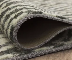 Maisie Gray & White Geometric Area Rug, (2' X 10') -DHP Sales Store 810600933 A8 5