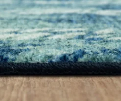 Aqua & White Diamond Rope Area Rug, (3' X 5') -DHP Sales Store 810600941 A8 4