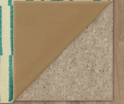 Augusta Light Blue & Beige Offset Stripe Area Rug, (5' X 8') -DHP Sales Store 810600953 A8 2