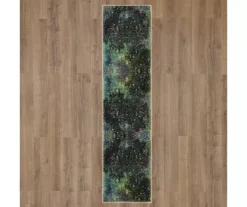 Rowland Charcoal & Blue Ornamental Floral Area Rug, (2' X 8') -DHP Sales Store 810601014 A0 2