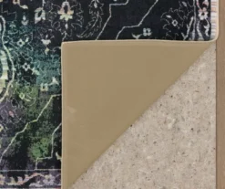 Rowland Charcoal & Blue Ornamental Floral Area Rug, (2' X 8') -DHP Sales Store 810601014 A8 2