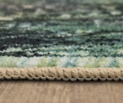 Rowland Charcoal & Blue Ornamental Floral Area Rug, (2' X 8') -DHP Sales Store 810601014 A8 4