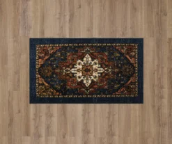 Tethys Navy & Brown Ornamental Accent Rug, (20" X 34") -DHP Sales Store 810601023 A0 2