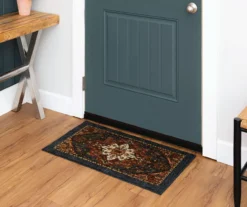 Tethys Navy & Brown Ornamental Accent Rug, (20" X 34") -DHP Sales Store 810601023 A0 3