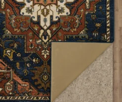 Tethys Navy & Brown Ornamental Area Rug, (2' X 8') -DHP Sales Store 810601024 A8 2