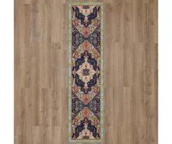 Tethys Green & Blue Ornamental Area Rug, (2' X 8') -DHP Sales Store 810601029 A0 2