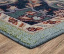 Tethys Green & Blue Ornamental Area Rug, (2' X 8') -DHP Sales Store 810601029 A8 1