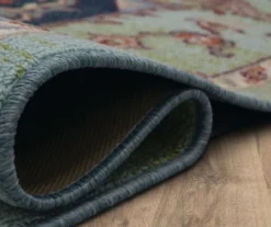 Tethys Green & Blue Ornamental Area Rug, (2' X 8') -DHP Sales Store 810601029 A8 5