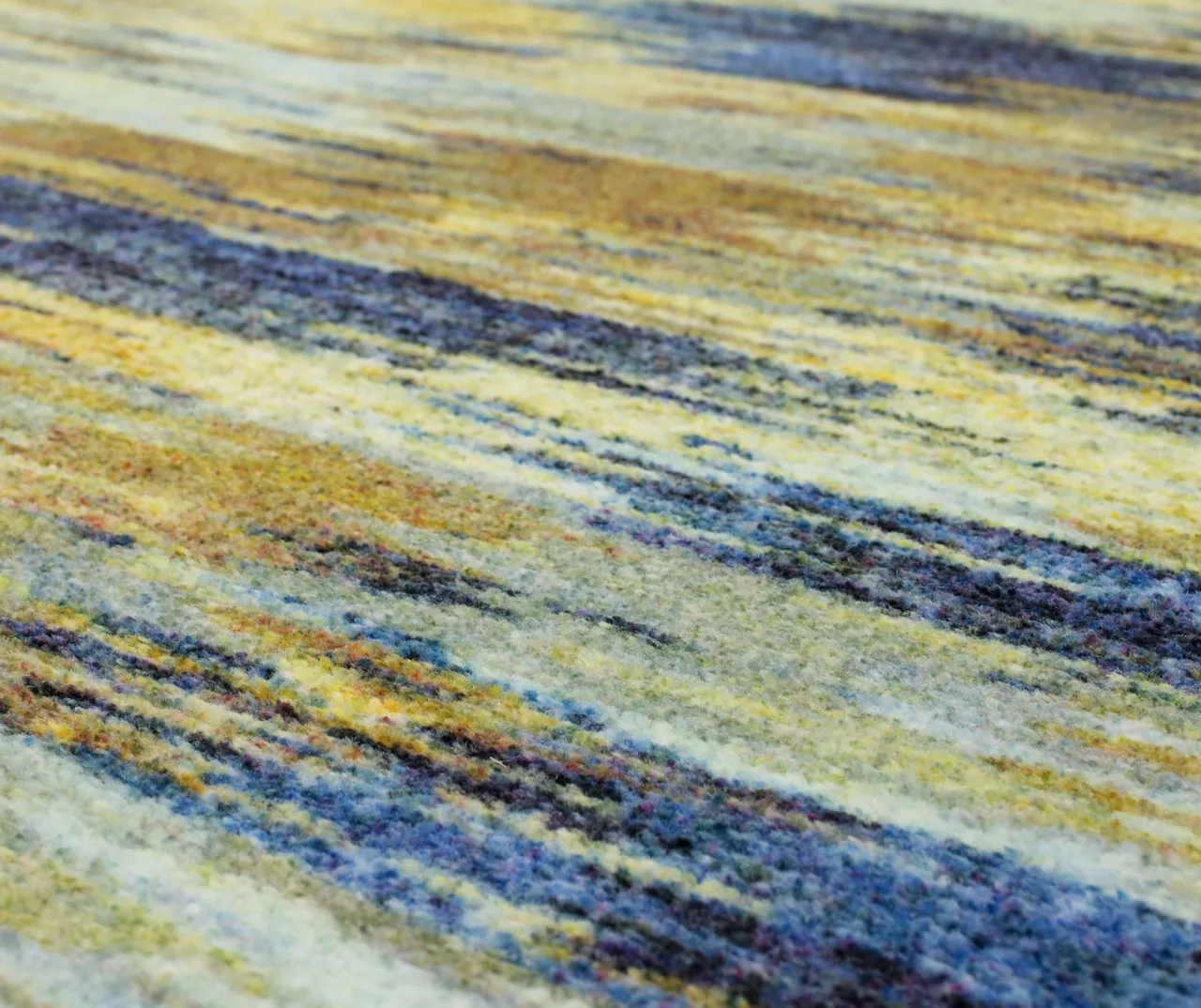 Warrick Tan & Blue Abstract Area Rug, (5' X 8') 8 Warrick Tan & Blue Abstract Area Rug, (5' X 8') - Image 6