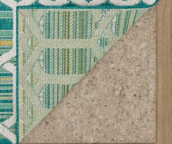 Cabana Teal & Green Geometric Outdoor Area Rug, (2.5' X 6') -DHP Sales Store 810601053 A8 2