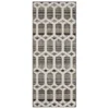 Cabana Gray & White Geometric Outdoor Area Rug, (2.5' X 6') -DHP Sales Store 810601056 A0 1