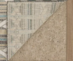 Cabana Light Gray & Turquoise Geometric Outdoor Area Rug, (4' X 5.5') -DHP Sales Store 810601061 A8 2