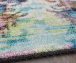 Arimo Lime Green & Blue Ornamental Lattice Area Rug, (5' X 8') -DHP Sales Store 810601065 A8 4