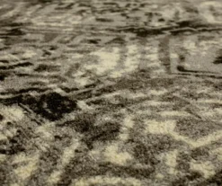 Tecate Gray Bordered Arabesque Accent Rug, (20" X 34") -DHP Sales Store 810601073 A8 3