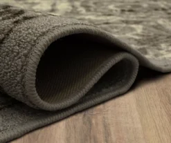 Tecate Gray Bordered Arabesque Accent Rug, (20" X 34") -DHP Sales Store 810601073 A8 5