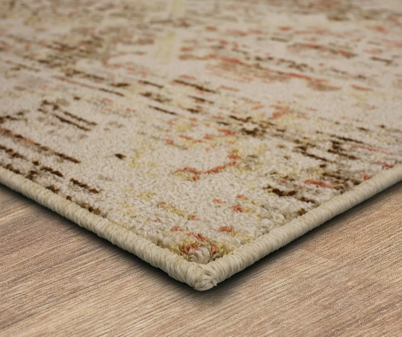 Pallas Beige & Tan Geo Ornamental Area Rug, (2' X 8') 4 Pallas Beige & Tan Geo Ornamental Area Rug, (2' X 8') - Image 2