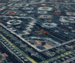 Metis Navy & Green Geometric Area Rug, (2' X 8') 14 Metis Navy & Green Geometric Area Rug, (2' X 8') -DHP Sales Store 810601089 A8 3