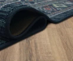 Metis Navy & Green Geometric Area Rug, (2' X 8') 17 Metis Navy & Green Geometric Area Rug, (2' X 8') -DHP Sales Store 810601089 A8 5