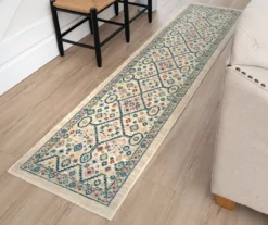 Metis Cream & Multi-Color Geometric Area Rug, (2' X 8') -DHP Sales Store 810601094 A0 3