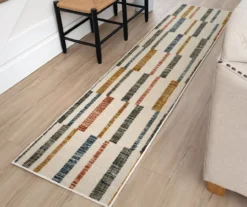 Tilton Beige & Multi-Color Block Pattern Area Rug, (2' X 8') 15 Tilton Beige & Multi-Color Block Pattern Area Rug, (2' X 8') -DHP Sales Store 810601116 A0 3