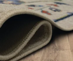 Queensbury Beige & Navy Ornamental Floral Area Rug, (2' X 8') 15 Queensbury Beige & Navy Ornamental Floral Area Rug, (2' X 8') -DHP Sales Store 810601121 A8 5