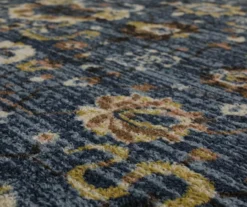 Bay Hill Navy & Brown Floral Area Rug, (2' X 8') 10 Bay Hill Navy & Brown Floral Area Rug, (2' X 8') -DHP Sales Store 810601131 A8 3