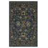 Bay Hill Navy & Brown Floral Area Rug, (5' X 8') -DHP Sales Store 810601132 A0 1