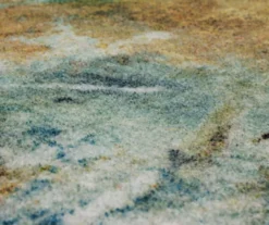 Shoreline Water Blue & Brown Abstract Area Rug, (2.5' X 10') -DHP Sales Store 810601149 A8 3