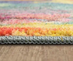 Confetti Canvas Blue & Multi-Color Abstract Area Rug, (5' X 8') 17 Confetti Canvas Blue & Multi-Color Abstract Area Rug, (5' X 8') -DHP Sales Store 810601155 A8 4