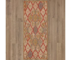 Paradise Grove Rust & Gray Arabesque Outdoor Area Rug, (2.5' X 6') 14 Paradise Grove Rust & Gray Arabesque Outdoor Area Rug, (2.5' X 6') -DHP Sales Store 810601167 A0 2