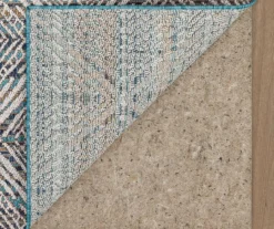 Poolside Diamond Blue & Brown Outdoor Area Rug, (8' X 10') -DHP Sales Store 810601195 A8 2