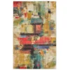 Graphic Canvas Beige & Multi-Color Abstract Area Rug, (8' X 10') 2 Graphic Canvas Beige & Multi-Color Abstract Area Rug, (8' X 10') -DHP Sales Store 810601215 A0 1