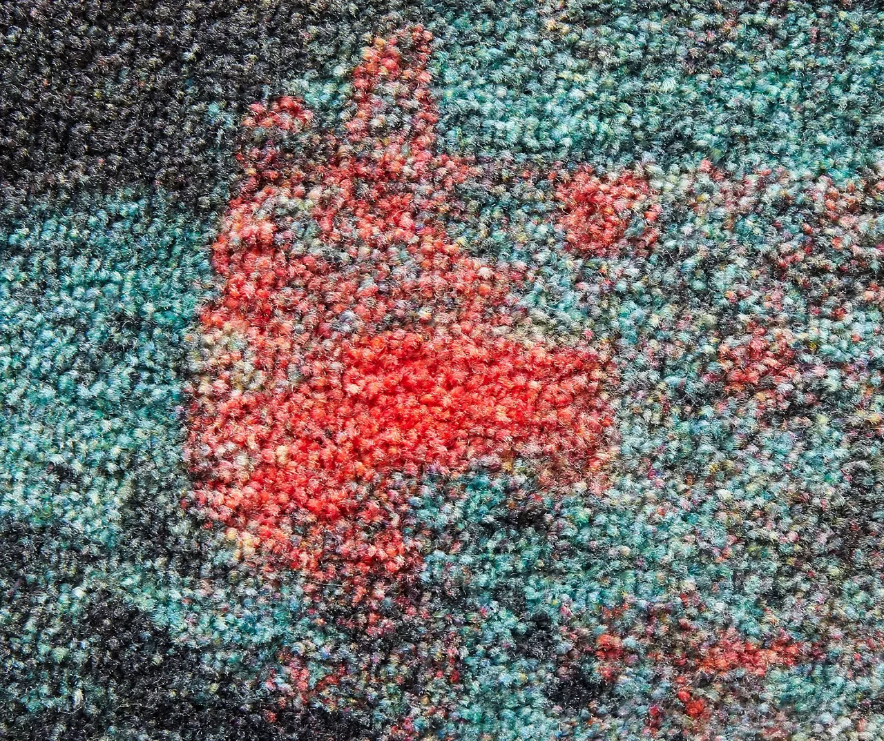 Graphic Canvas Beige & Multi-Color Abstract Area Rug, (8' X 10') 6 Graphic Canvas Beige & Multi-Color Abstract Area Rug, (8' X 10') - Image 4