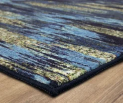 Warrick Navy & Black Abstract Area Rug, (2' X 3') 9 Warrick Navy & Black Abstract Area Rug, (2' X 3') -DHP Sales Store 810601224 A8 1