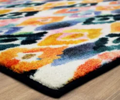 Mohawk Home Watercolor Ikat Dark Orange Area Rug -DHP Sales Store 810601230 A8 1